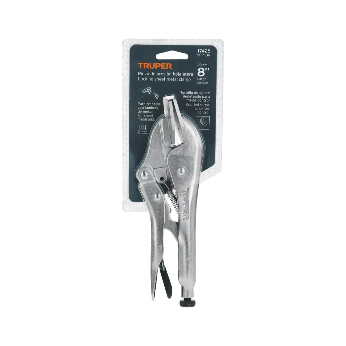ALICATE HOJALATA 8" TRUPER PICO PATO PPP-8R 17425 presion