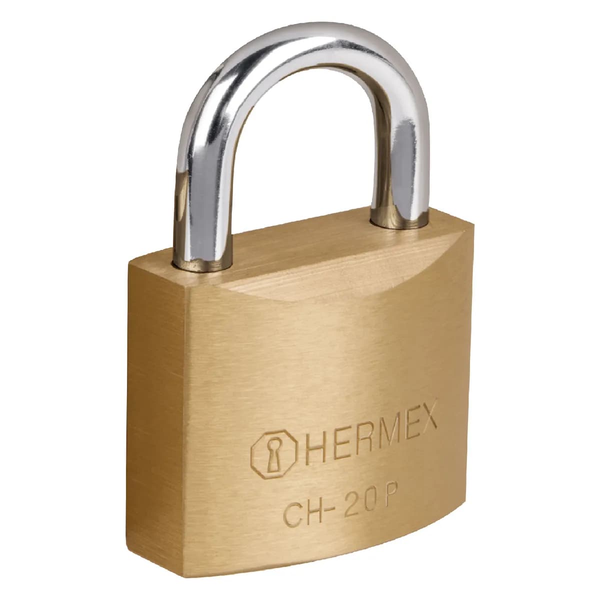 candado hermex 25mm ch-25p 22528 dorado