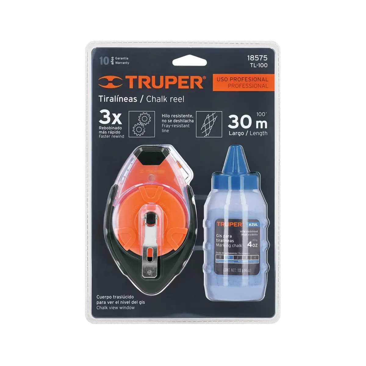 TIRALINEAS TRUPER 30M (100 PIES) TL-100 18575