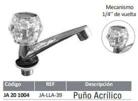 LLAVE P/LAVAMANO SENCILLA JAPPY JA-LLA-39 (m#75) FERMETAL