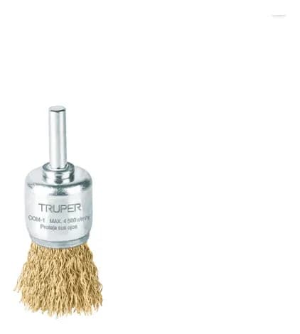 Cepillo Copa 1pul Alambre Grueso TRUPER p/Taladro COM-1 11595