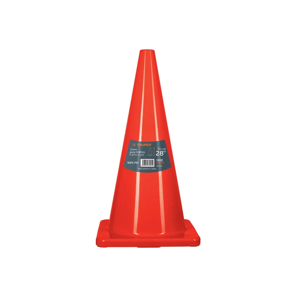 CONO TRAFICO 28pulg 70CM TRUPER CONO-70 13122