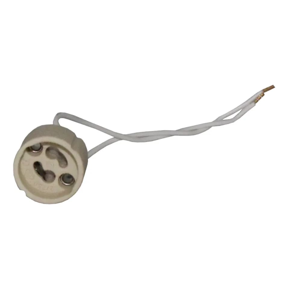ZOCALO P/LAMPARA 2A-250V OJO BUEY GU-10 BC2085 PORCELANA GU10