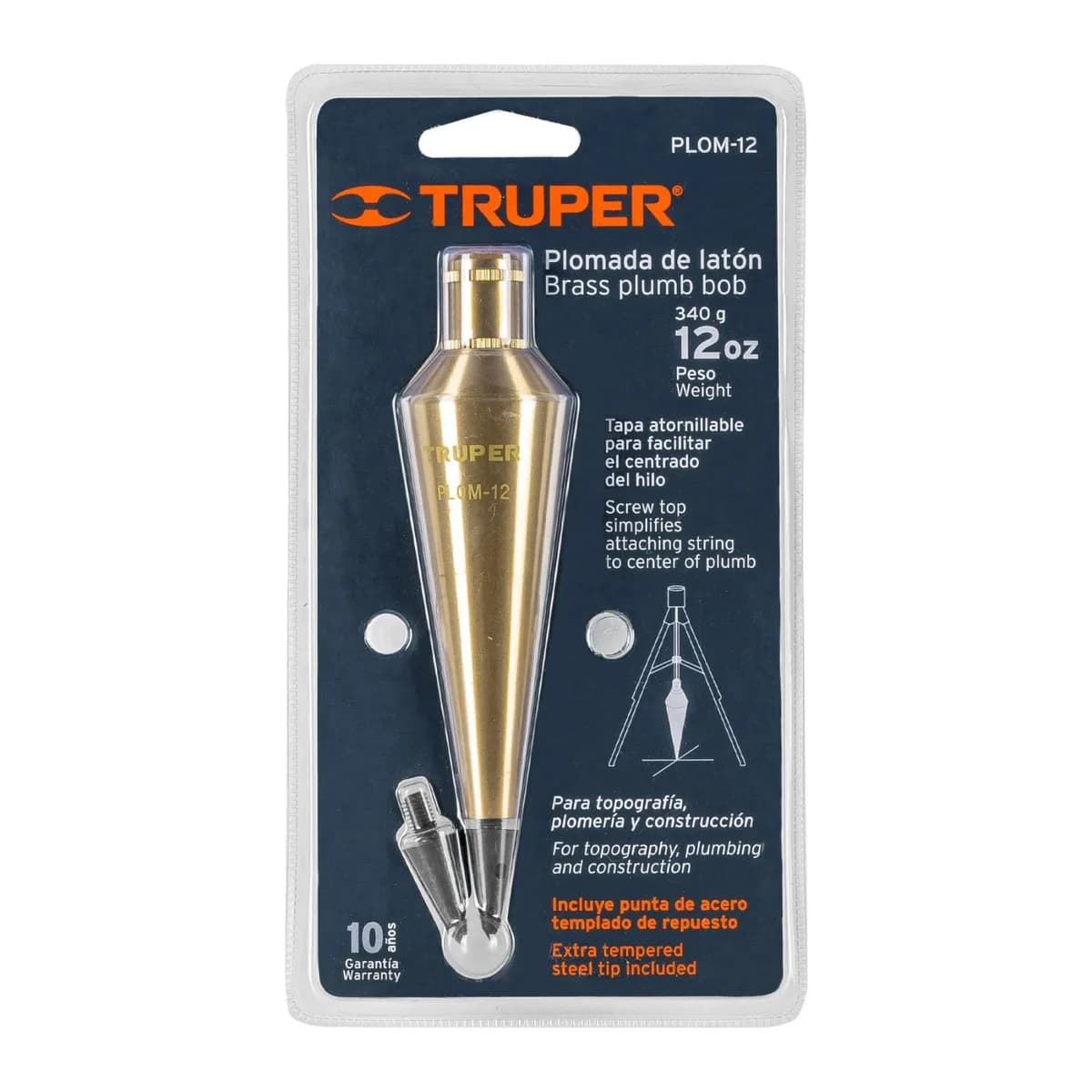 PLOMADA HEX 12OZ TRUPER plom-12 17071
