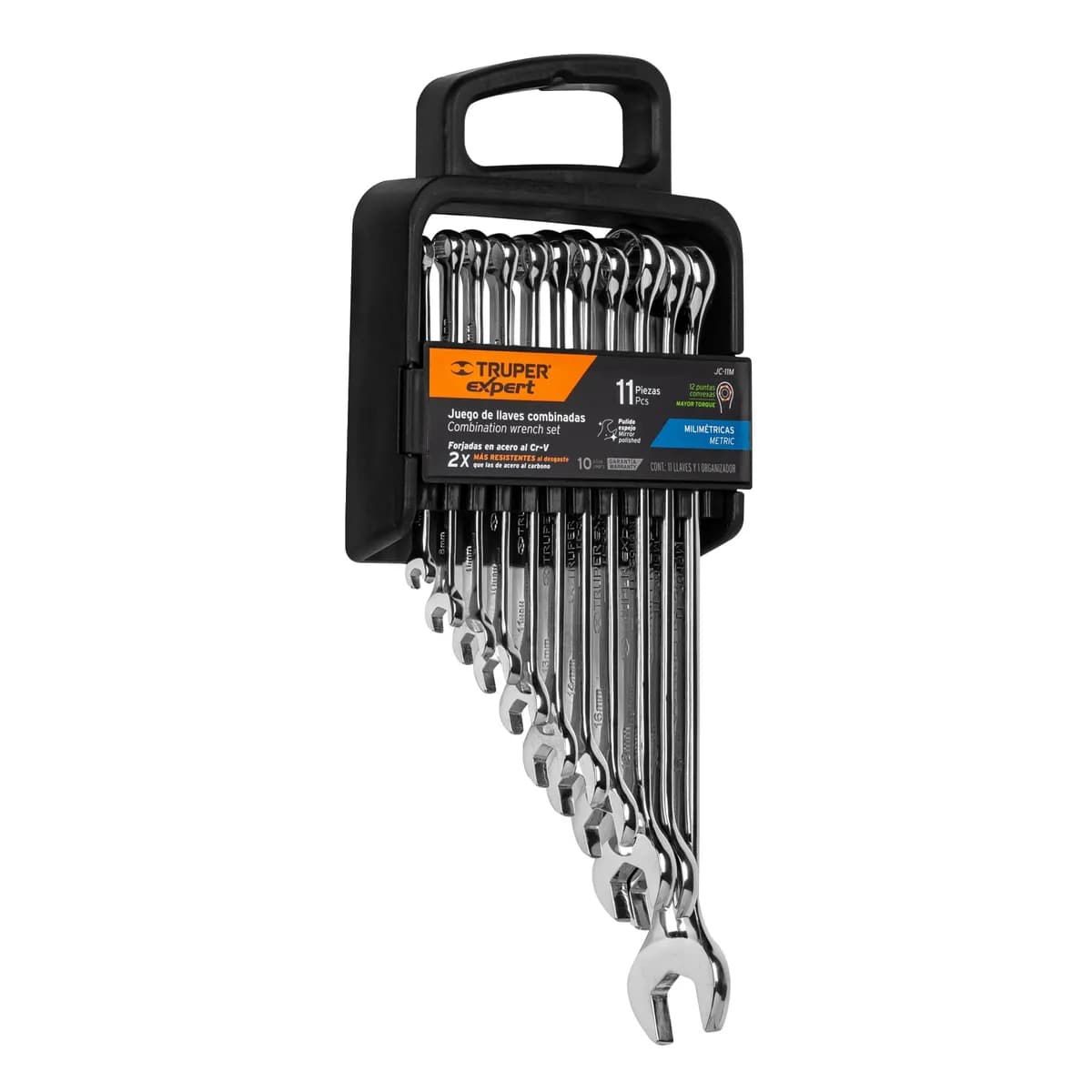 Juego DE LLAVE COMBINADA 11PCS TRUPER JC-11P 15780