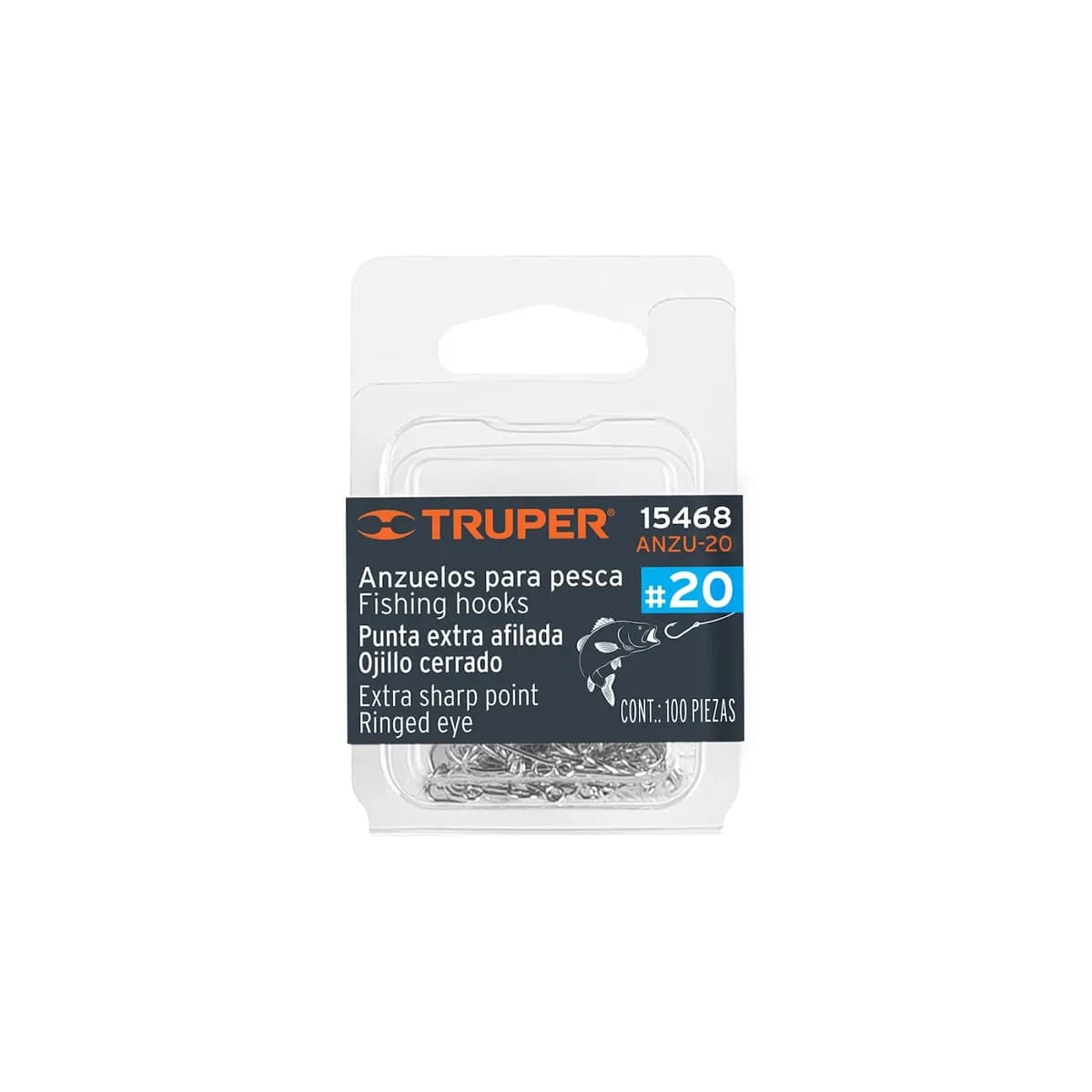 Unidad Anzuelos #20 P/PESCA TRUPER 15468