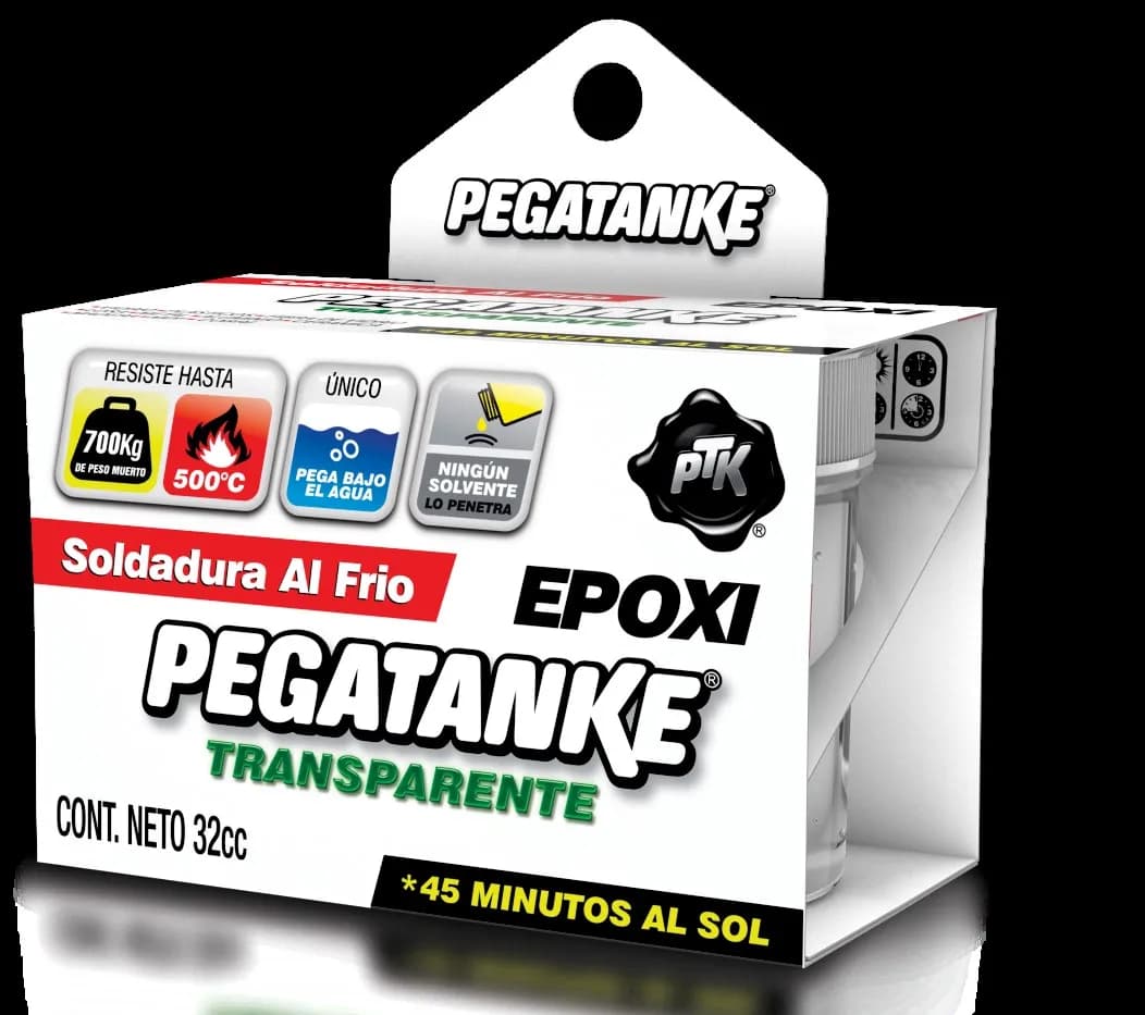 PEGATANKE EPOXI TRANSPARENTE SOLDADURA AL FRIO