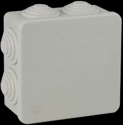 CAJA 80x80x35 C/CONO PLAST SOLERA ref 604SOLERA