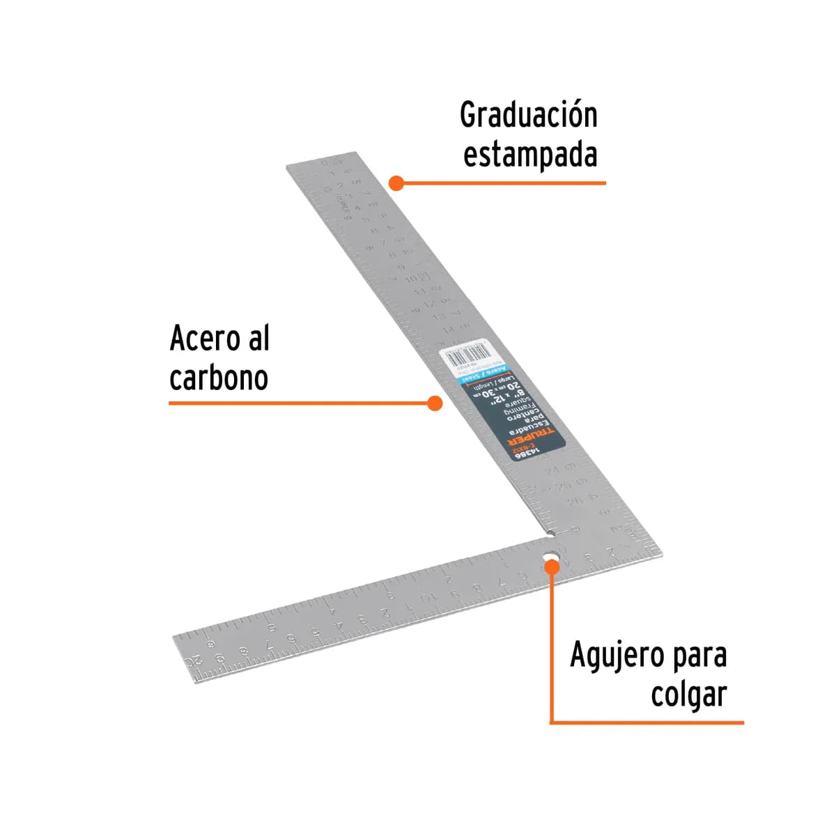 ESCUADRA TRUPER E- 8x12 14386