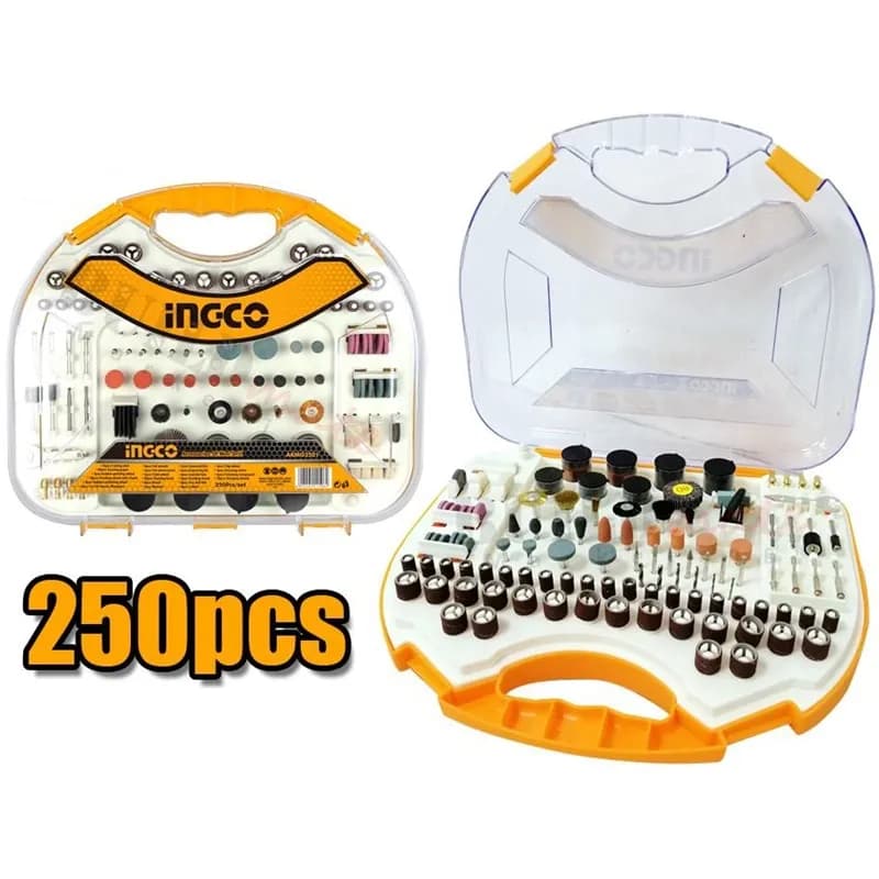 Mini accesorios p/dremel 1/8pulg 250PCS INGCO AKMG2501