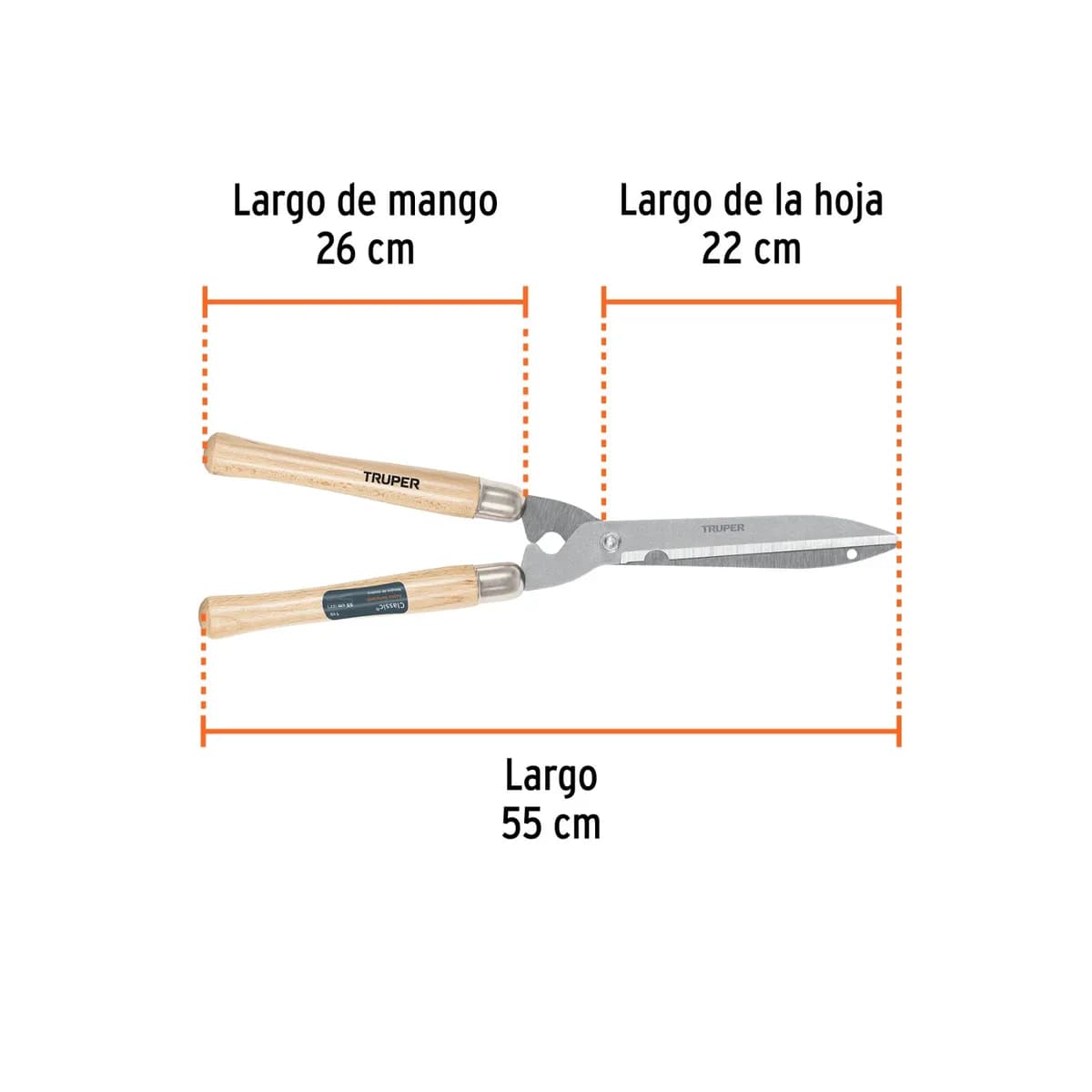 TIJERA P/JARDINERIA 12" TRUPER T-19 18377