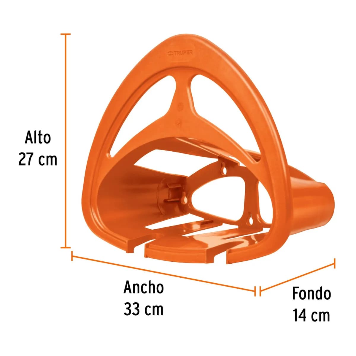PORTA MANGUERA TRUPER PLAST BASE FIJA 10387