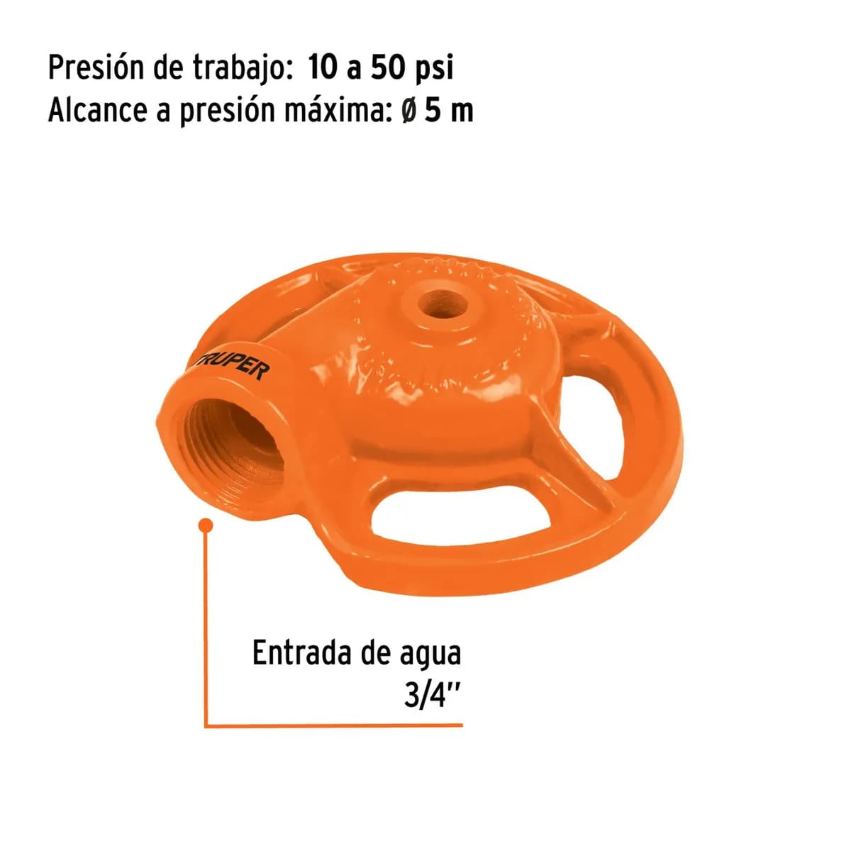 ASPERSOR SAPO CHORRO TRUPER METAL SAPO-1 10351