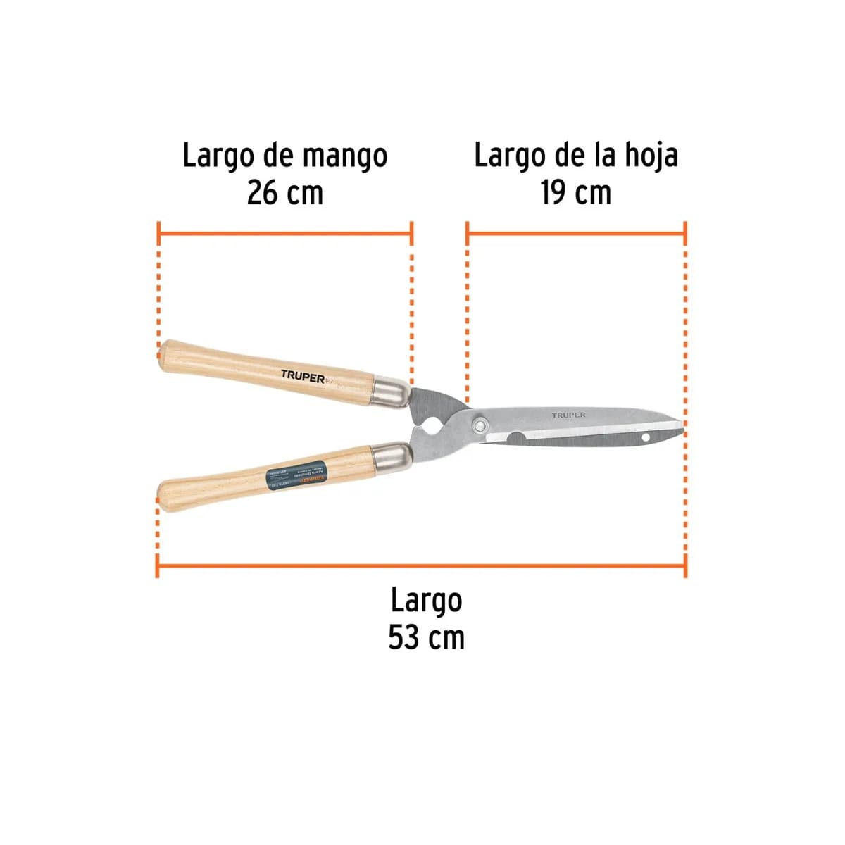 TIJERA P/JARDINERIA TRUPER T-17 18376
