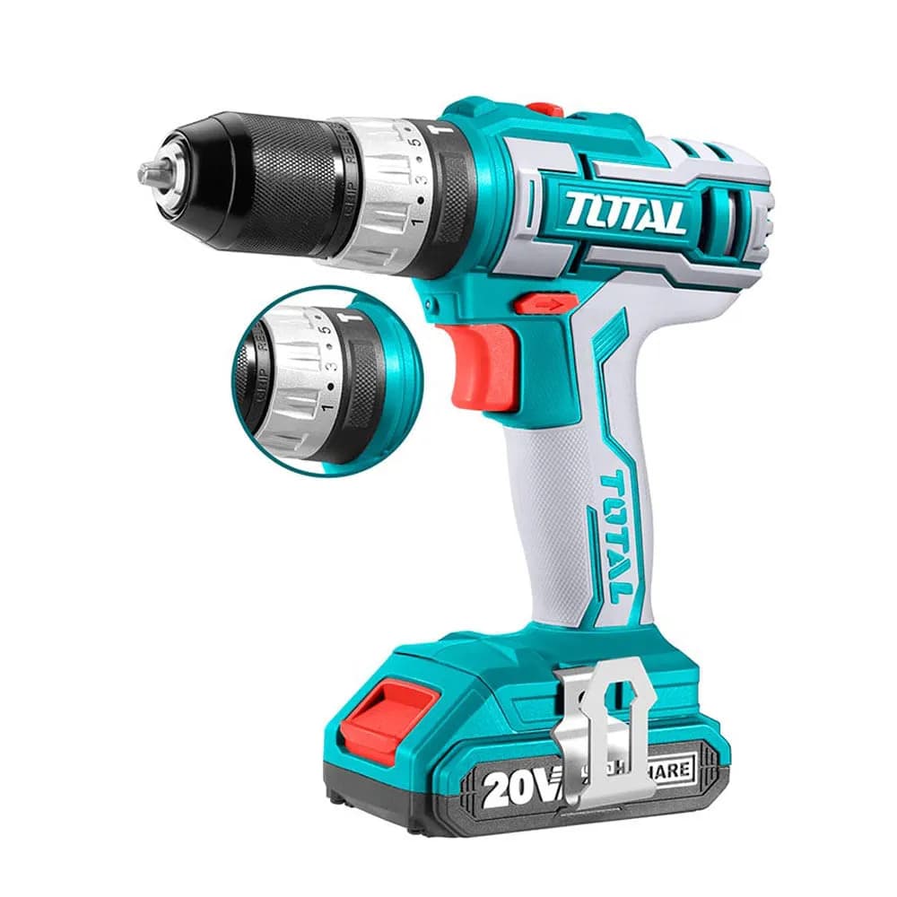 TALADRO TOTAL INALAMBRICO 20V MARTILLO 3/8 UTIDLI2002