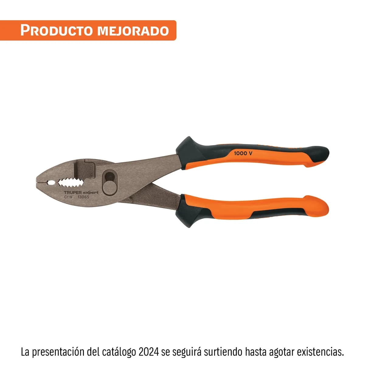 ALICATE MECANICO 8" aislado 1000v TRUPER FORRADO PCH-8X 13065 pinza chofer