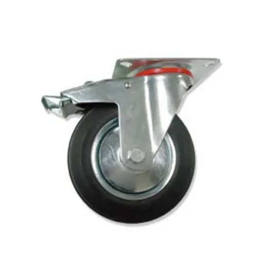 Rueda giratoria c/freno 4pulg 100mmx30mm #4003 70kg #1+1