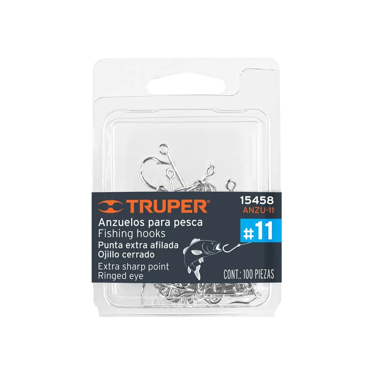 Unidad Anzuelos #11 P/PESCA TRUPER 15458