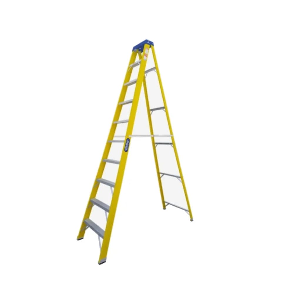 escalera 12ft fibra t/tijera inco 300lb tijera 12 7415602920190