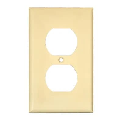 TAPA 2x4 PLASTICA DOBLE CREMA/BEIGE