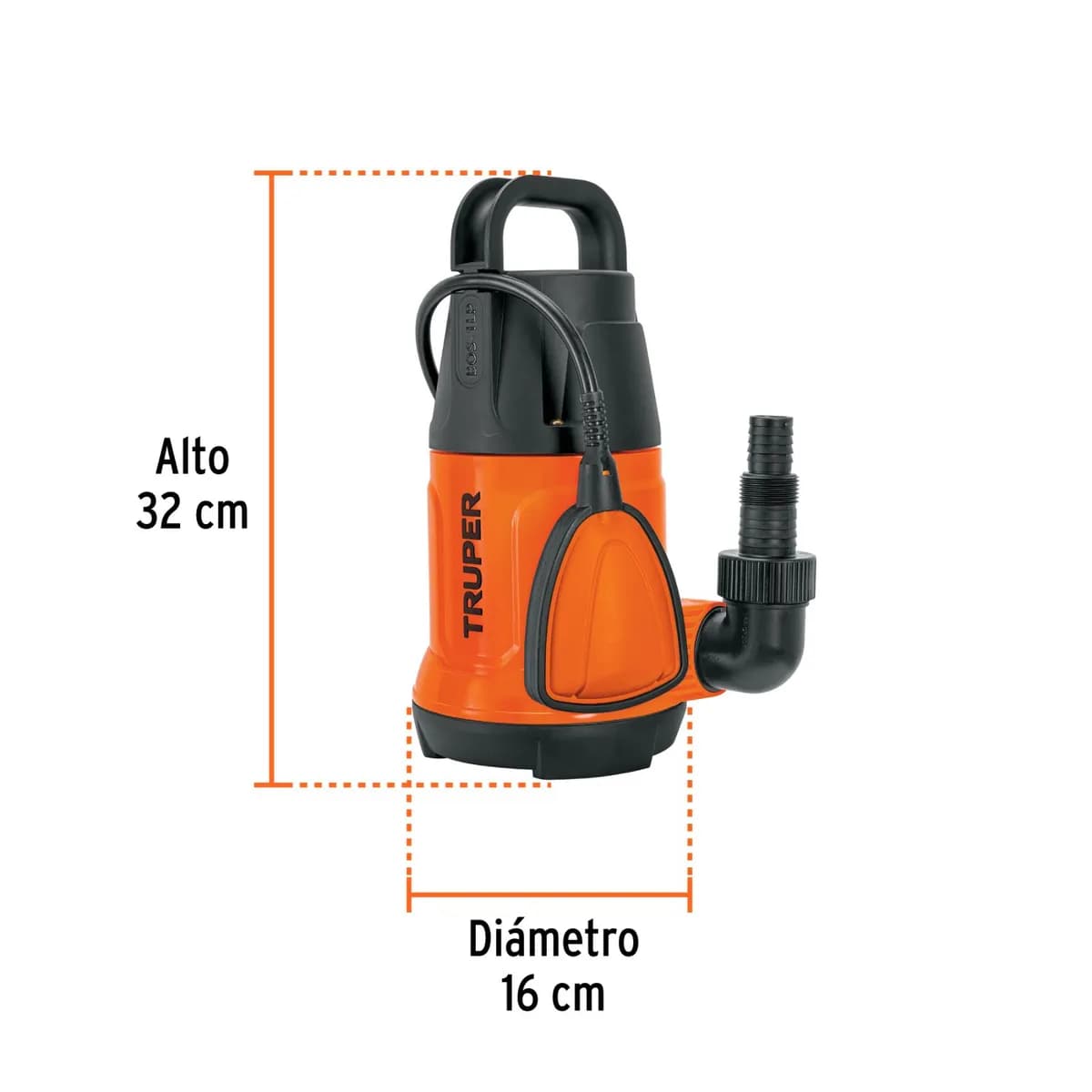 BOMBA P/AGUA LIMPIA 1PULG TRUPER BOS-1LP 12602