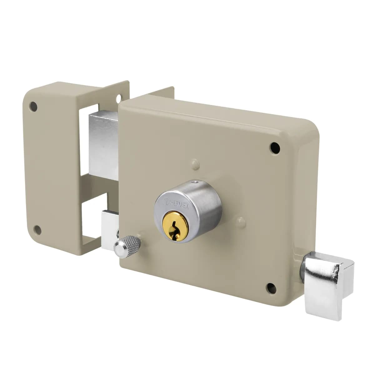 CERRADURA IZQUIERDA HERMEX METALICA cs-75i 43575