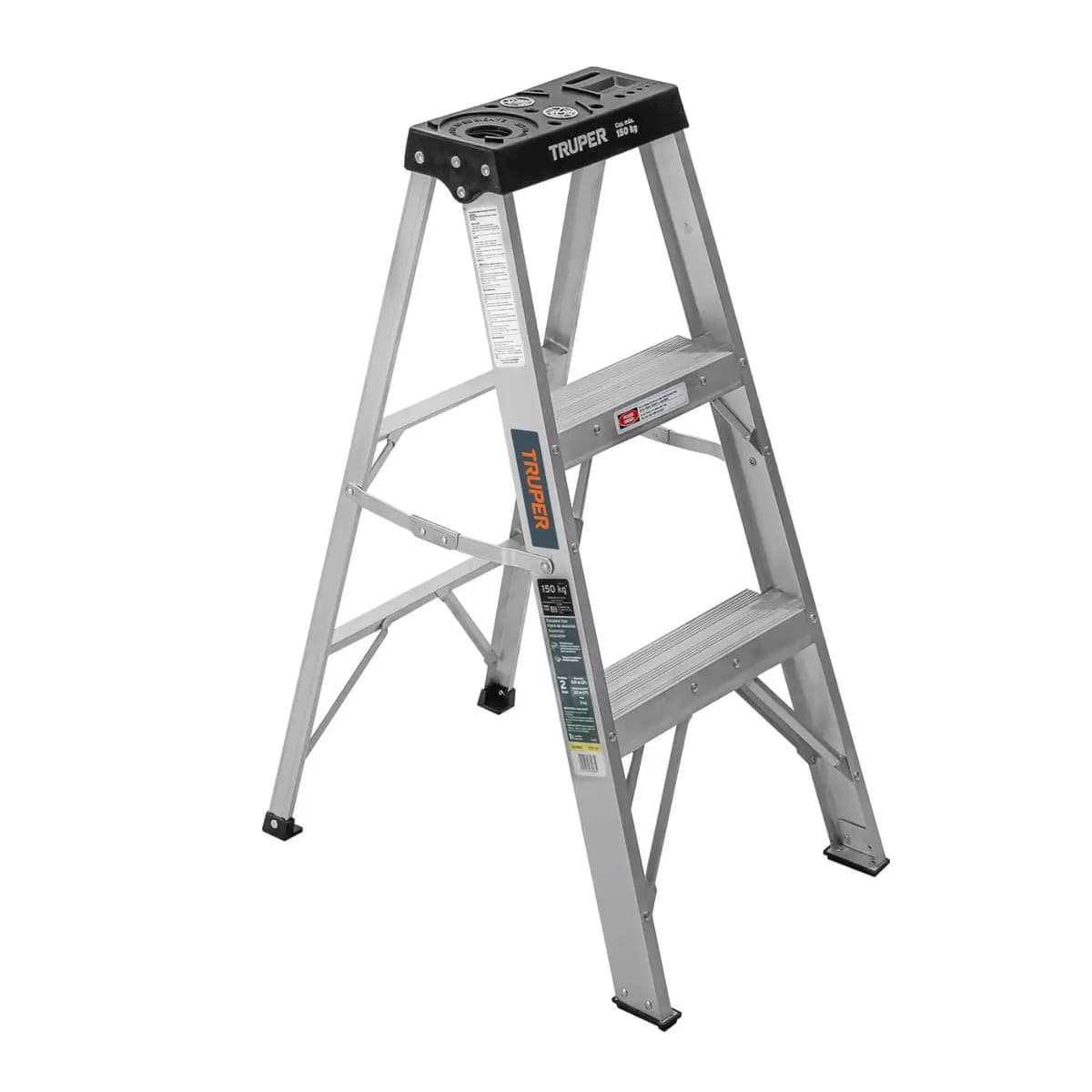 Escalera 3ft Aluminio T/Tijera 200lb TRUPER EST-32 16740