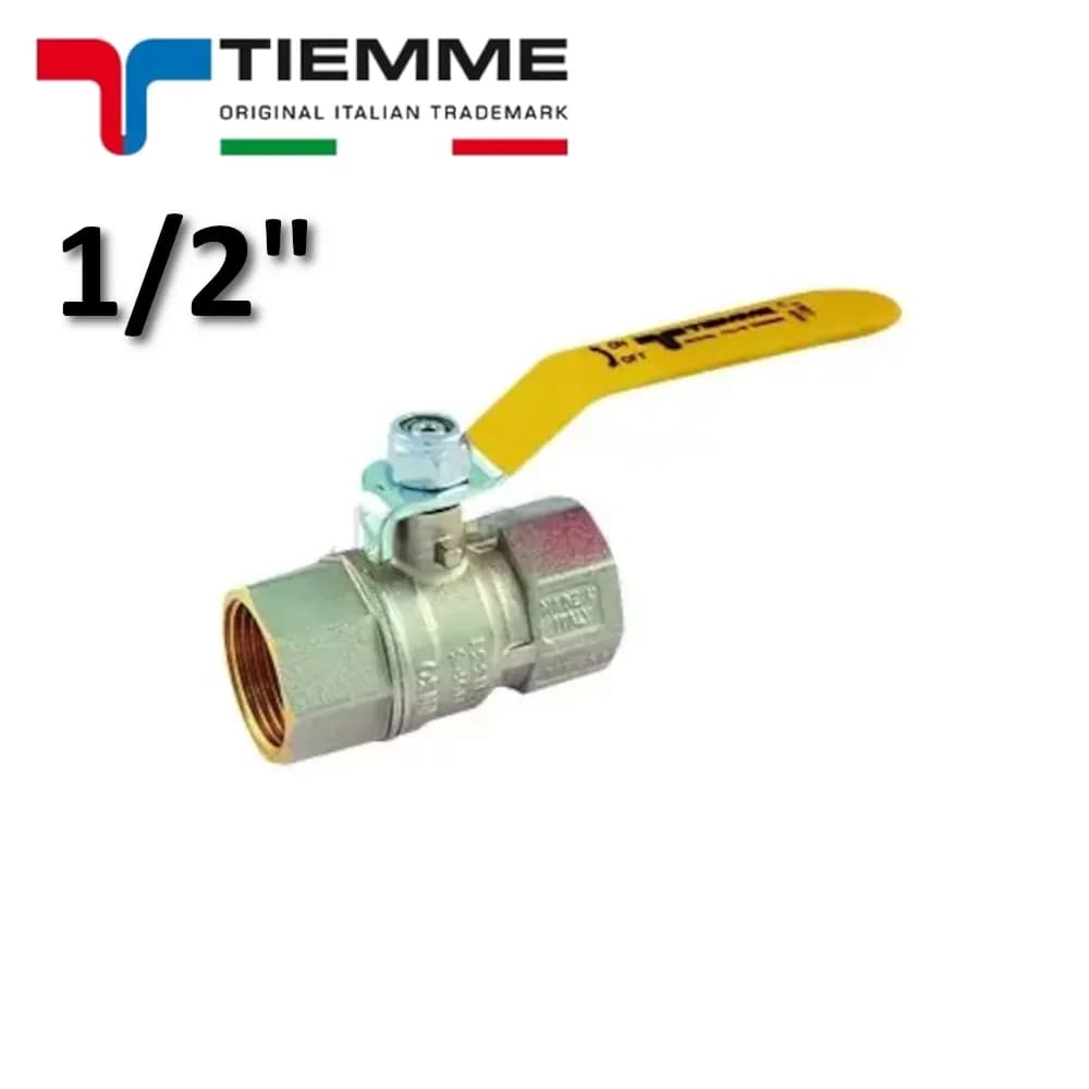 Llave bola gas 1/2 tiemme GAS H-HDE 1/2 TIEMME 2390001