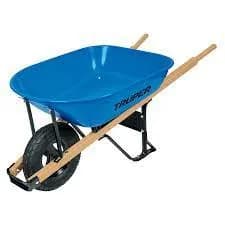 Carreta azul solida mgo. madera 5.5 pies imponchable TRUPER CAT-50FF 10908