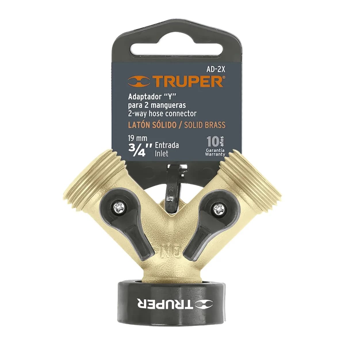 ADAPTADOR "Yee" P/MANGUERA BRONCE TRUPER 10375