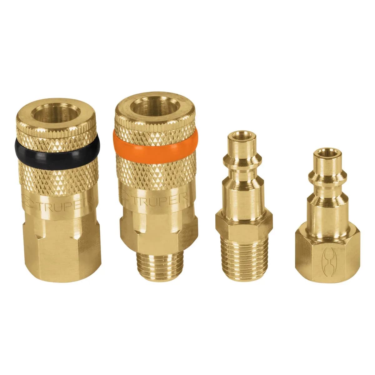 JUEGO DE ACOPLE P/AIRE 4PCS TRUPER CORAL-4 19080