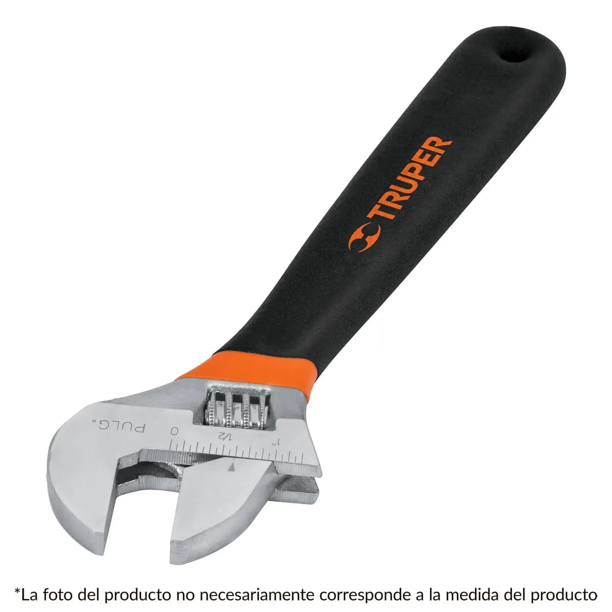 Llave ajustable 12 TRUPER M/VINIL PET-12X 15512