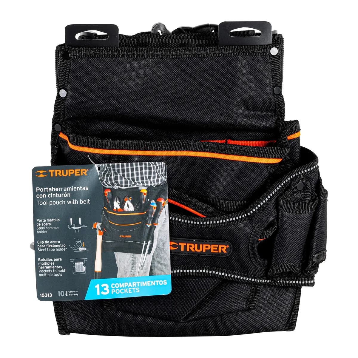 PORTA HERRAMIENTA 13 BOLSILLO TRUPER pony-13 15313