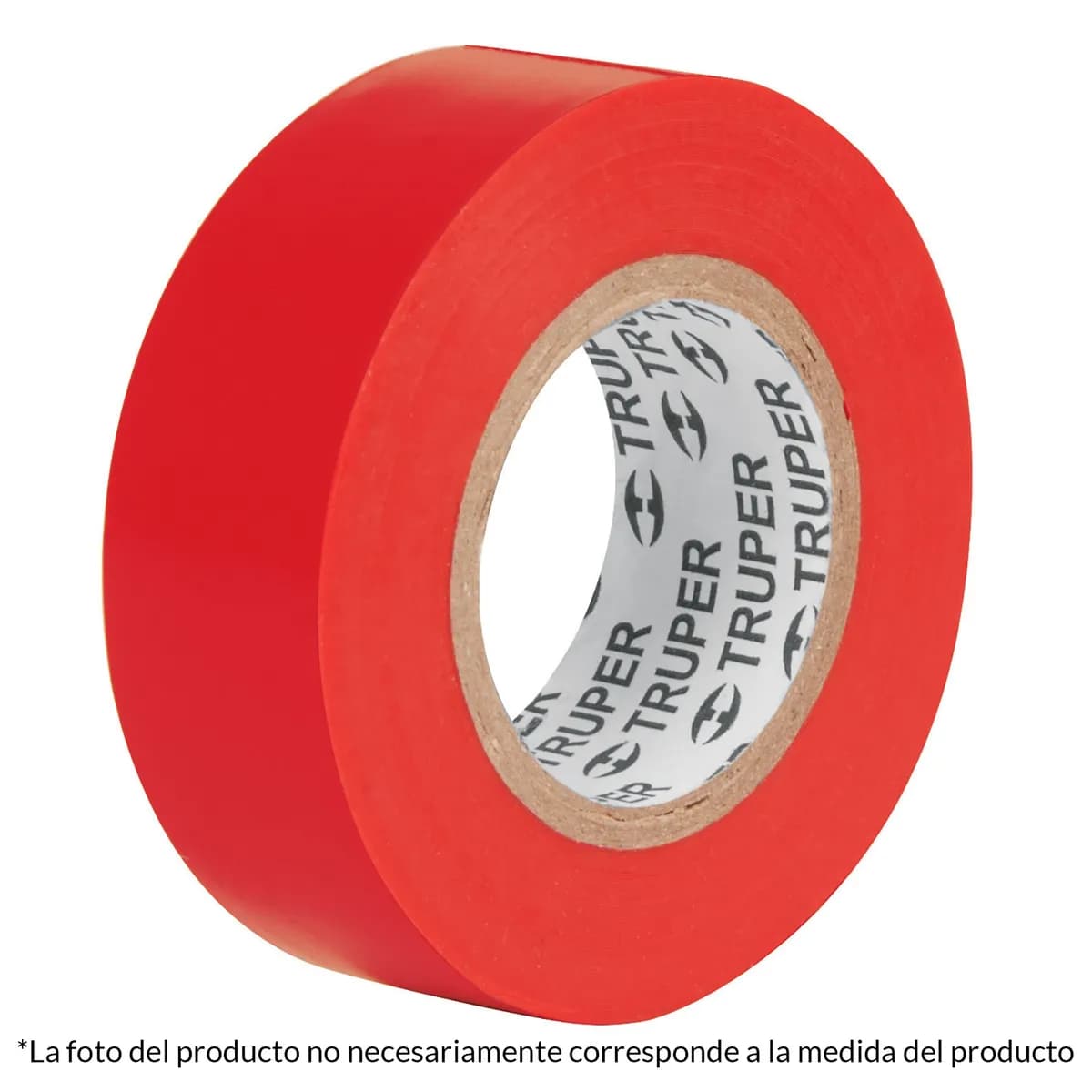 Tape vinil truper ROJO 12504 electrico